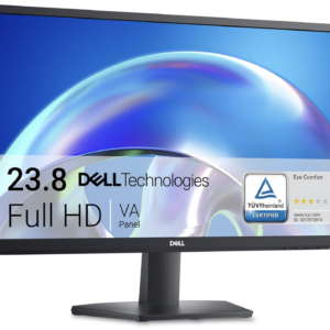 Dell 24 SE2425H Monitor - 23.8-Inch Full HD (1920x1080), VA Panel, 5ms Response Time, Tilt, Certified by TÜV Rheinland for 3-Star Eye Comfort - Black